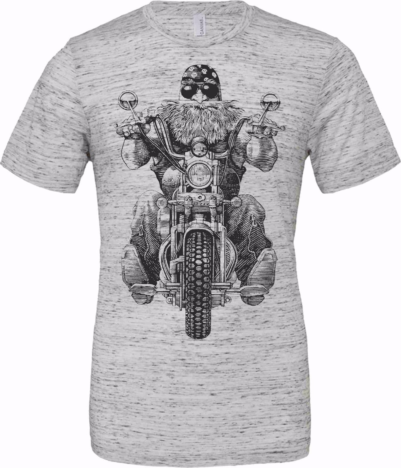 T-shirt unisex Poly-Cotton EFFETTO MARMO con stampa titolo: MOTOCICLISTA