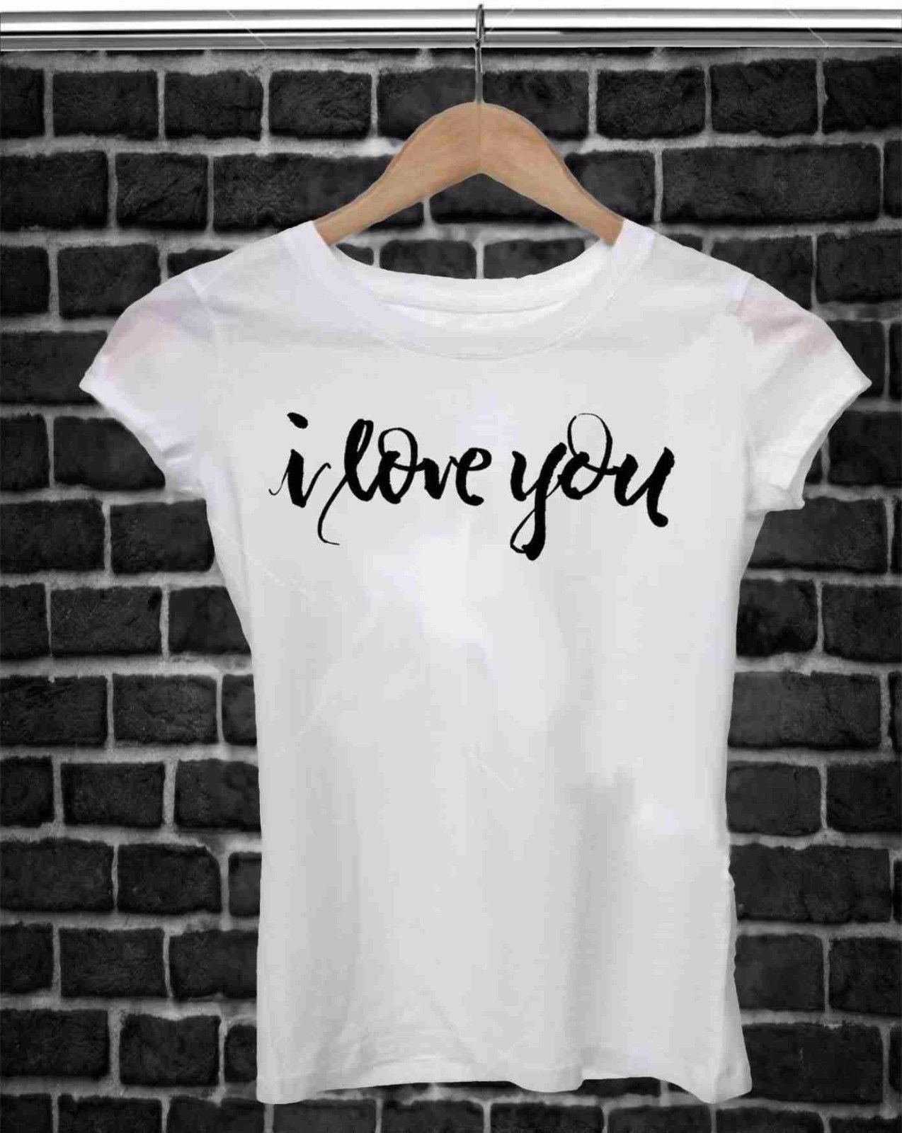 MAGLIETTA PER SAN VALENTINO UOMO/DONNA FRASE:I LOVE YOU BIS