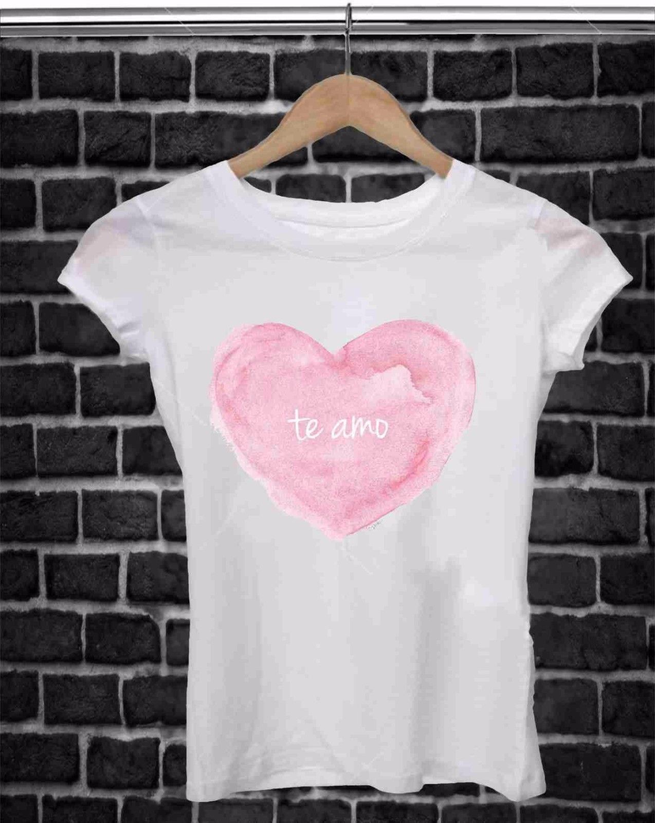 MAGLIETTA PER SAN VALENTINO UOMO/DONNA FRASE: TE AMO CUORE