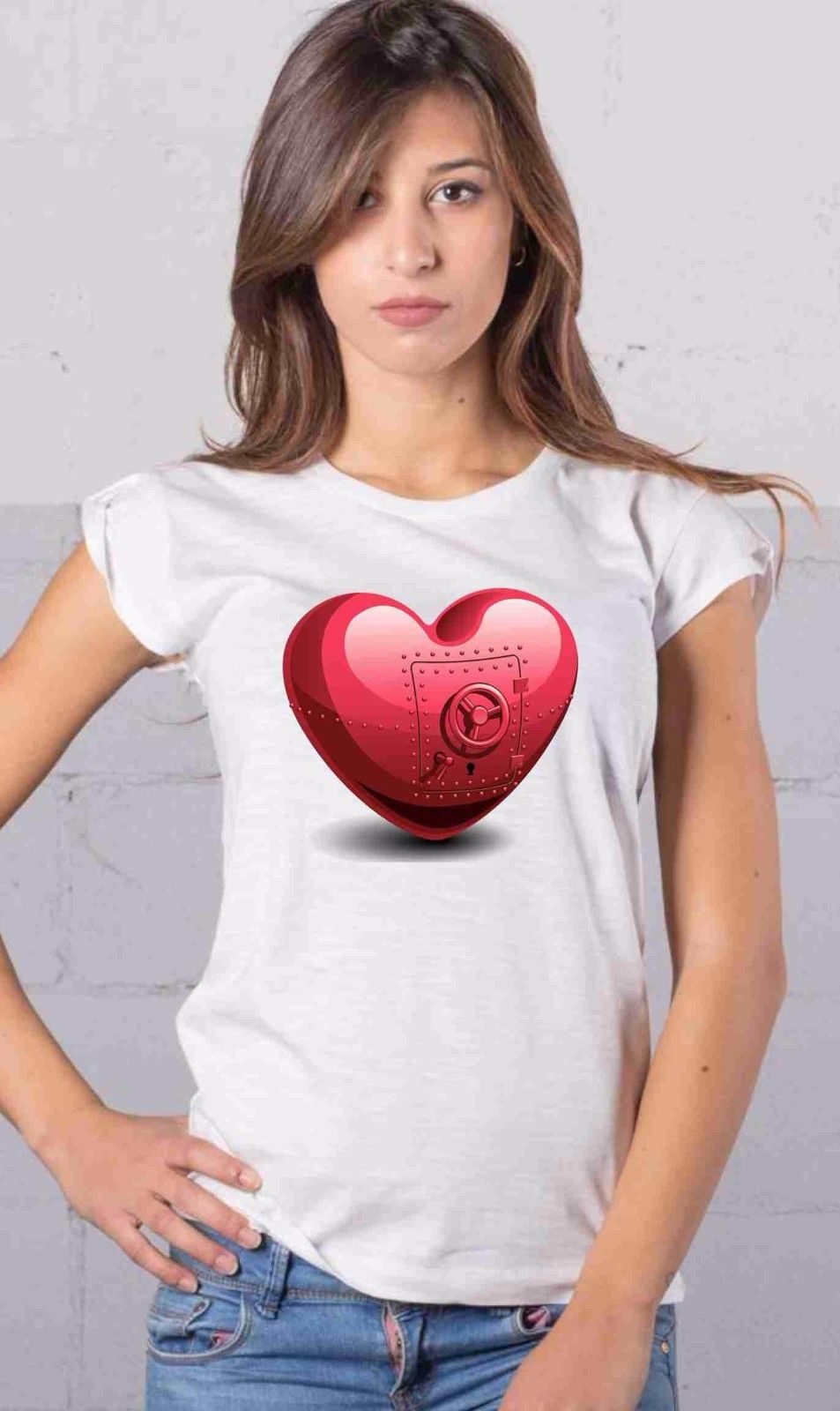 MAGLIETTE FIAMMATE MADE IN ITALY CUORE CASSAFORTE