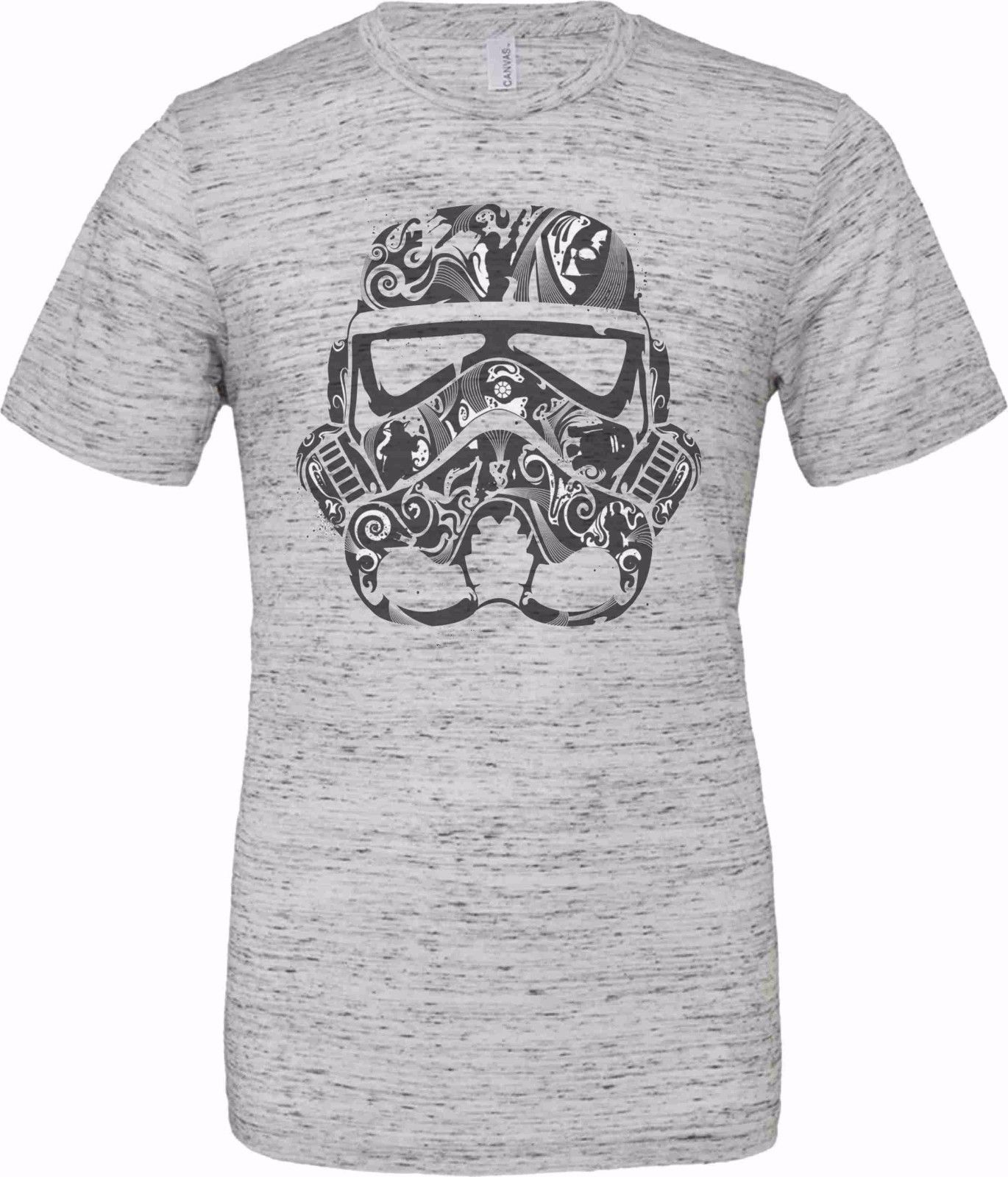 T-shirt unisex Poly-Cotton EFFETTO MARMO con stampa NER titolo: VOLTO