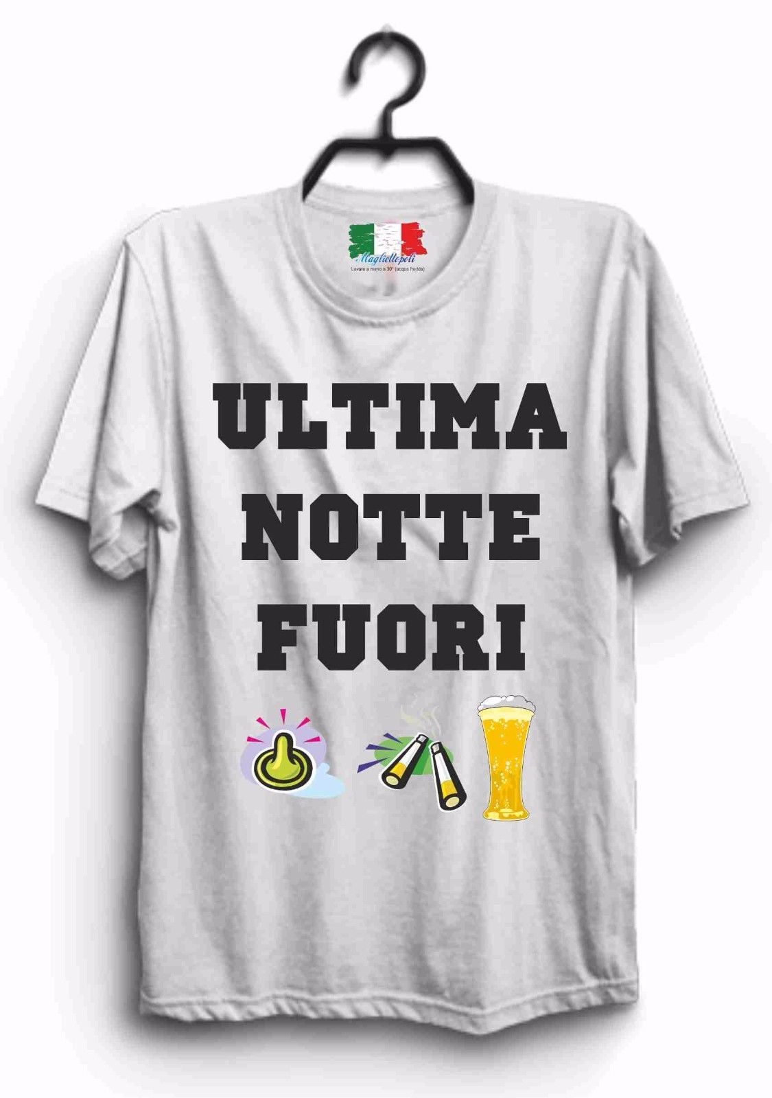 MAGLIETTA IN 100% COTONE ADDI AL CELIBATO/NUBILATO: ULTIMA