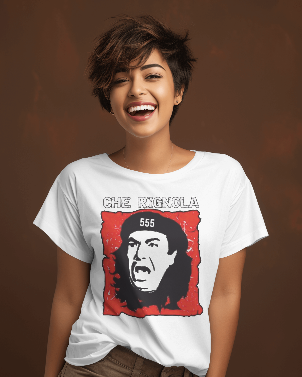 Maglietta unisex vari colori con stampa Che Rignola