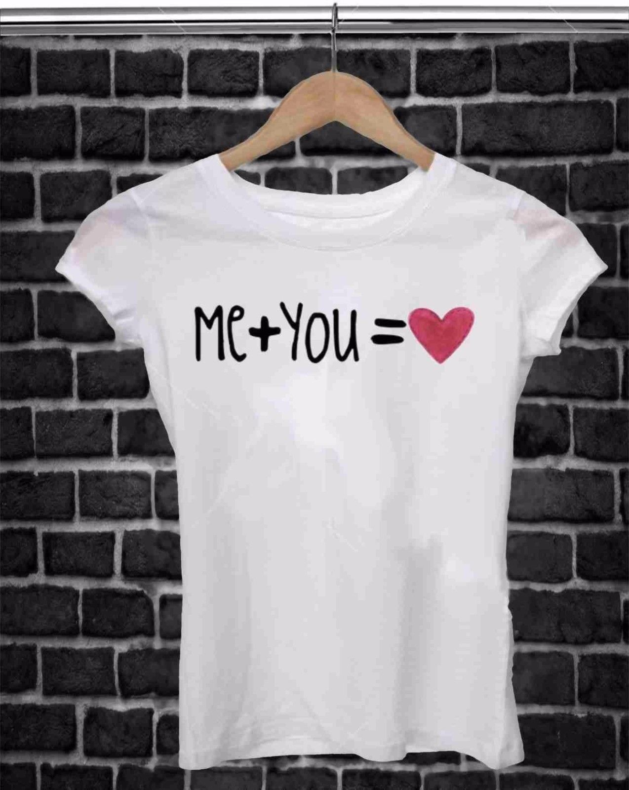 MAGLIETTA PER SAN VALENTINO UOMO/DONNA FRASE: ME YOU