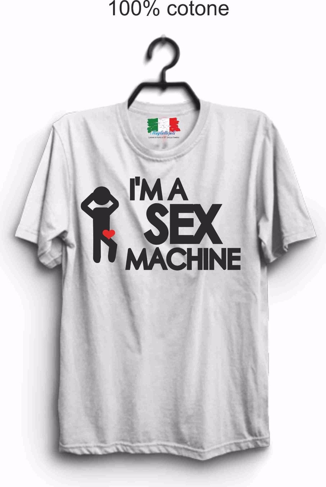 MAGLIETTA SEXY  DA UOMO IN 100% COTONE - COTONE FIAMMATO: MACHINE