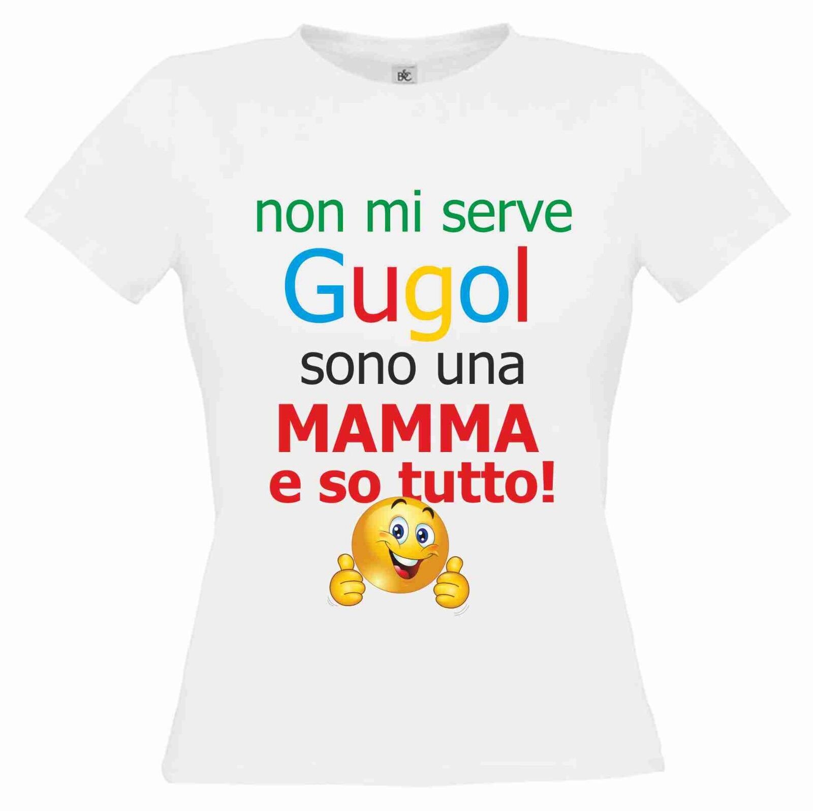 REGALA UNA MAGLIETTA PER LA FESTA DELLA MAMMA CON STAMPA; GUGOL