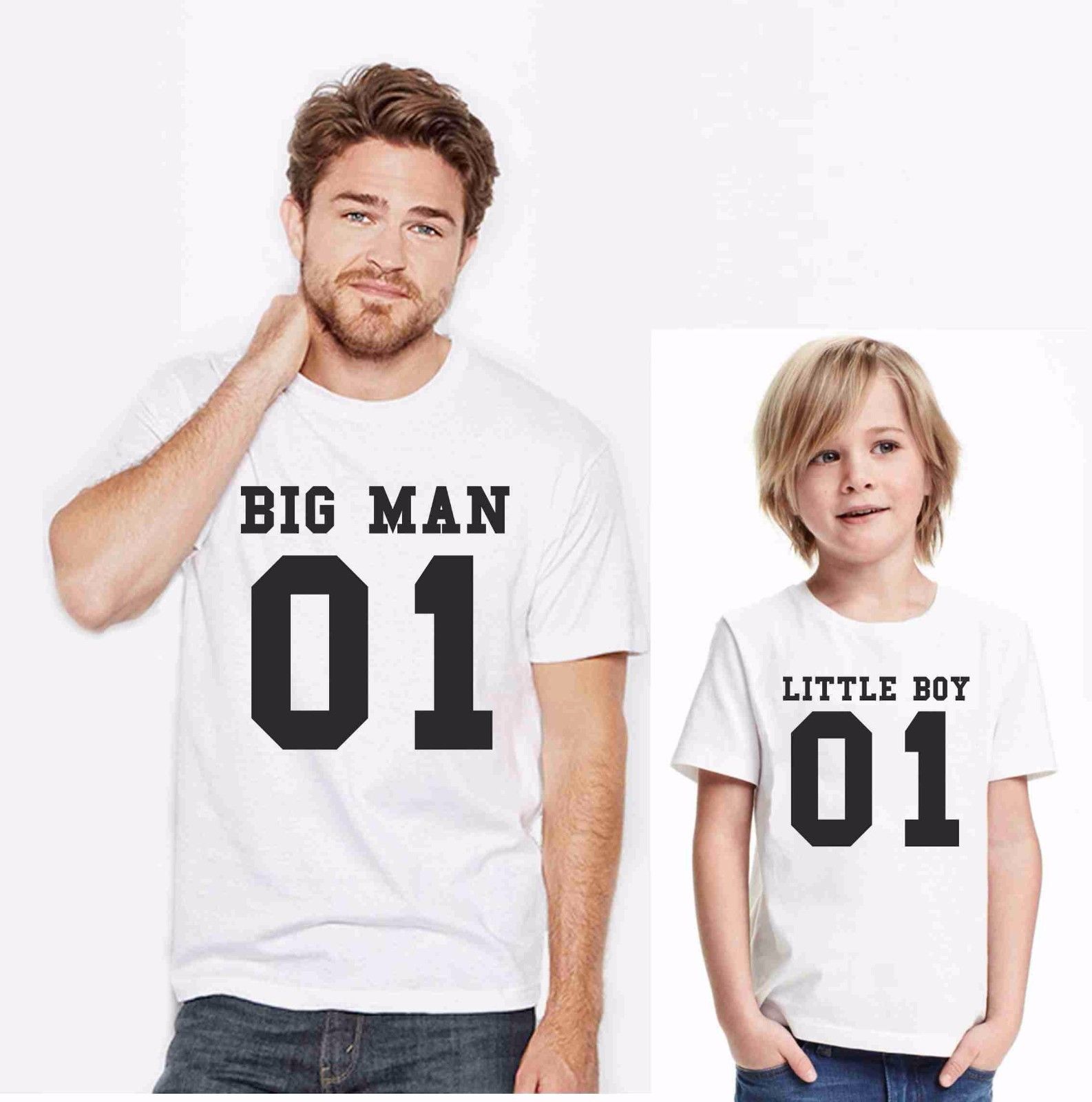 KIT DUE MAGLIETTE - PADRE E FIGLIO  BIG MAN