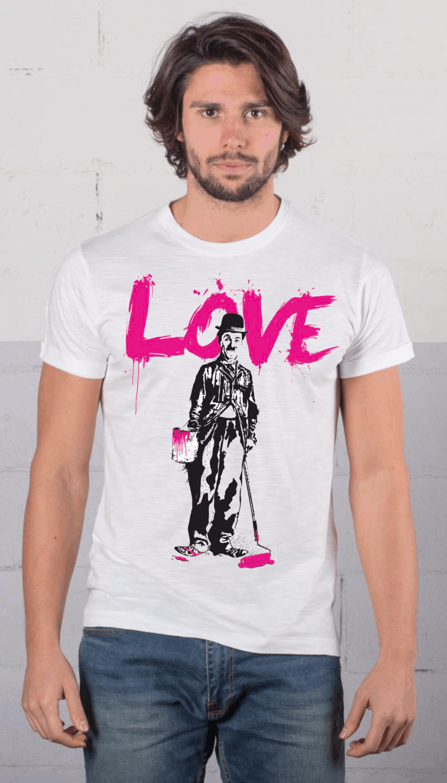 MAGLIETTE FIAMMATE MADE IN ITALY: love char