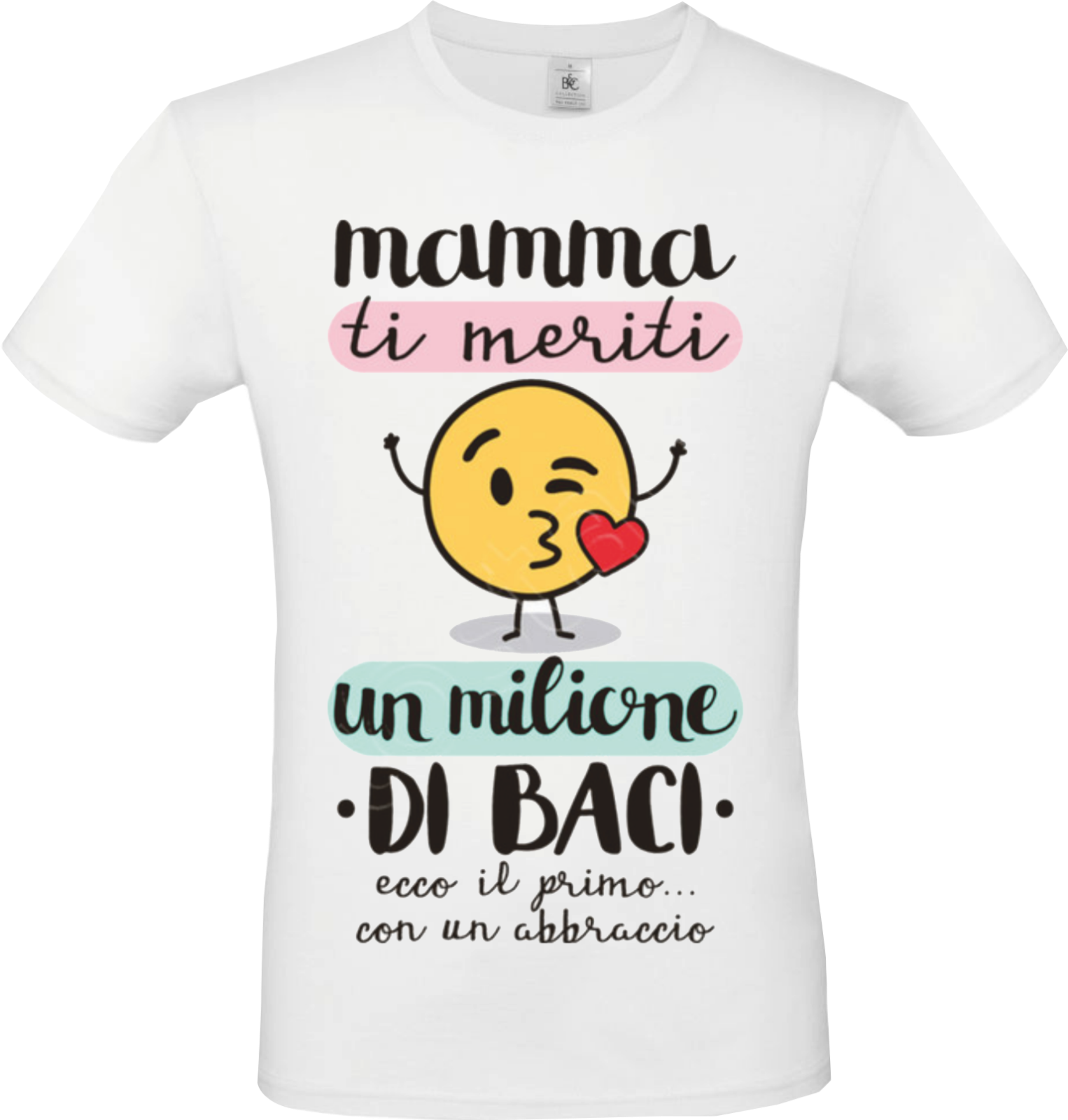 REGALA UNA MAGLIETTA PER LA FESTA DELLA MAMMA:  UN MILIONE DI BACI