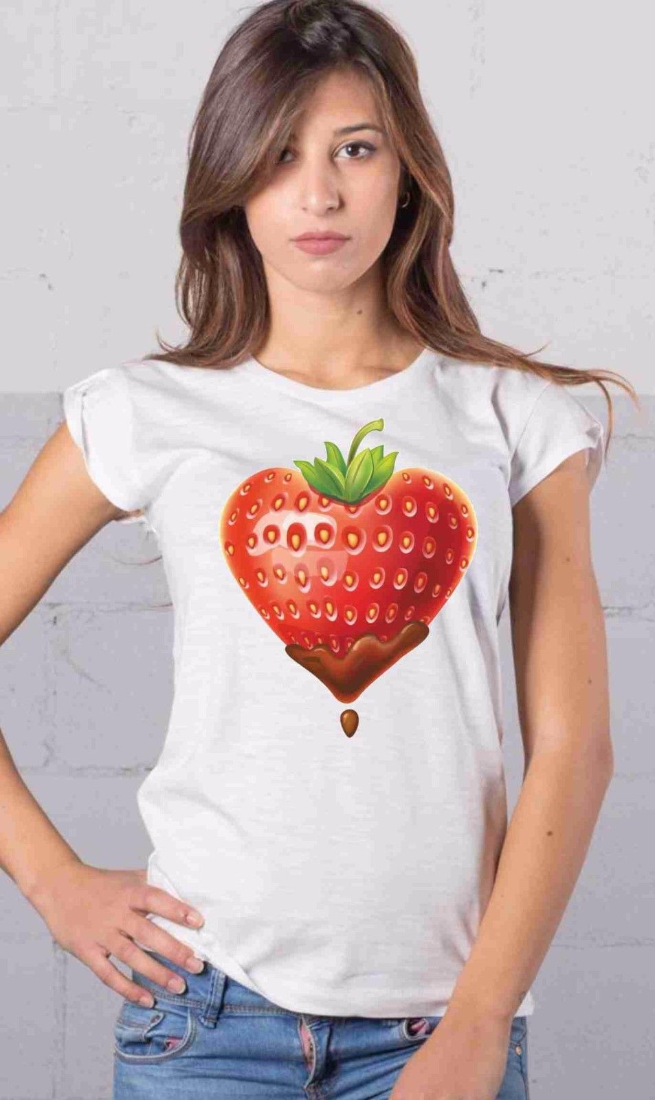 MAGLIETTE FIAMMATE MADE IN ITALY FRAGOLE