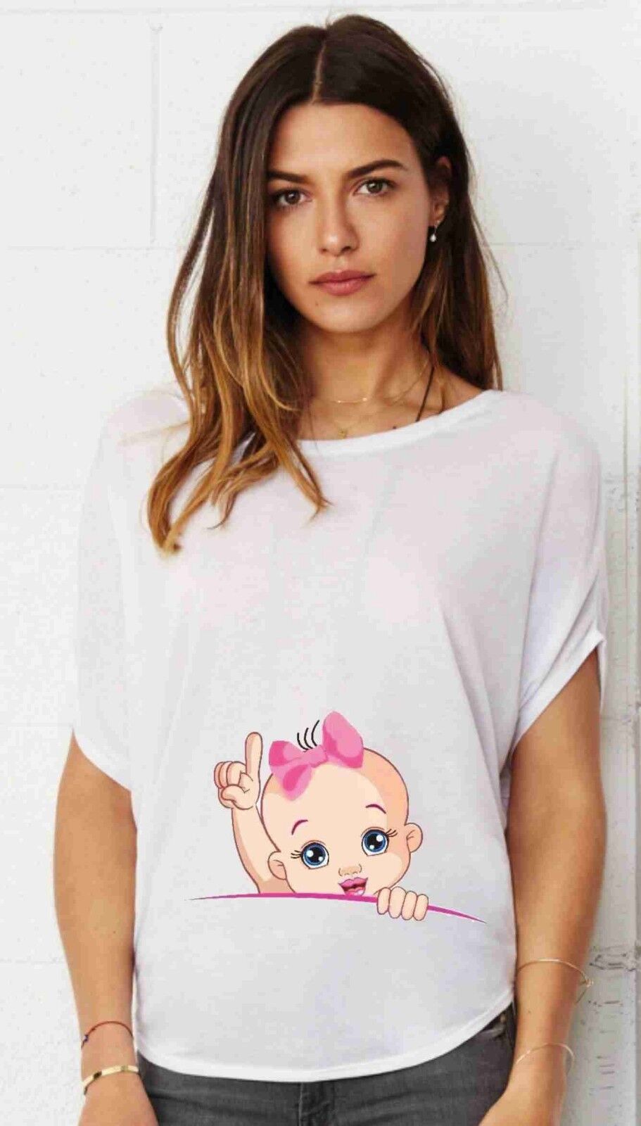 MAGLIETTE PREMAMAN  AMPIA VESTIBILITA' DAL TITOLO:  BIMBA