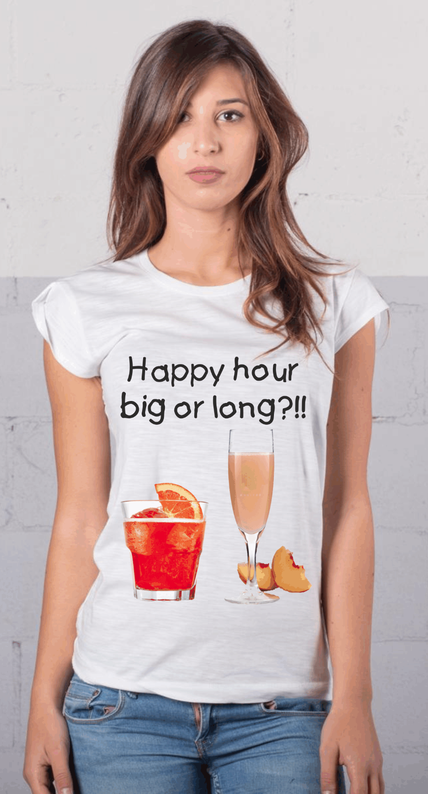 MAGLIETTE FIAMMATE  MODELLO MANICHE ARRICCIATE E CLASSICO: HAPPY