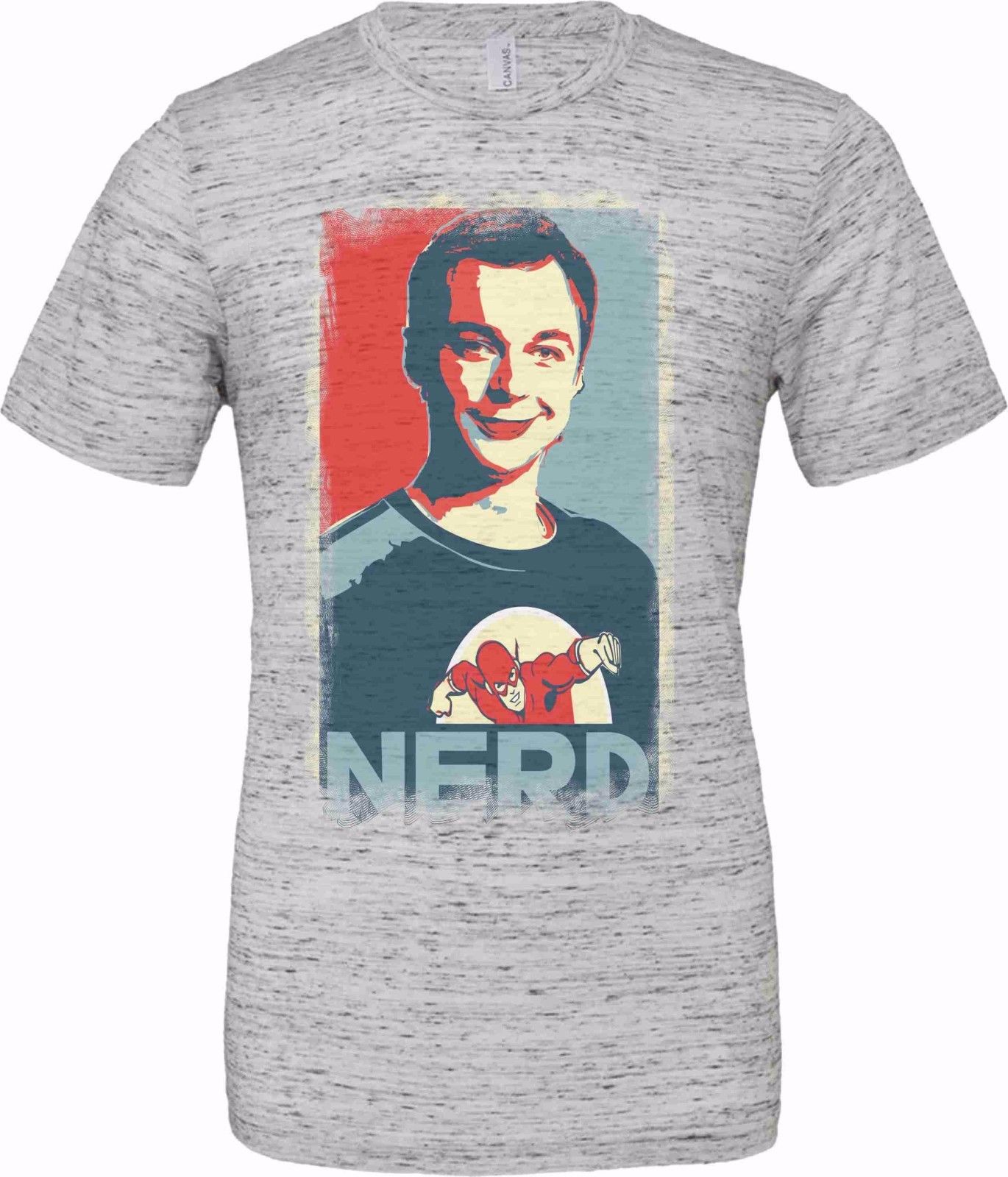 T-shirt unisex Poly-Cotton EFFETTO MARMO con stampa NER titolo: NERD