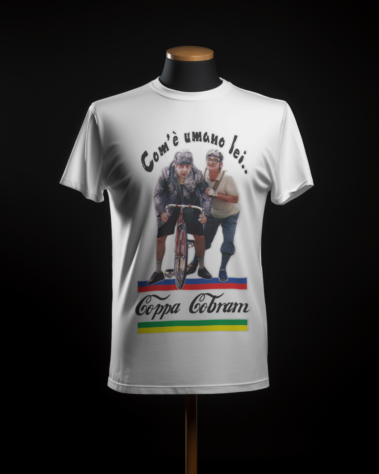 T-shirt unisex vari colori con stampa: coppa Cobram