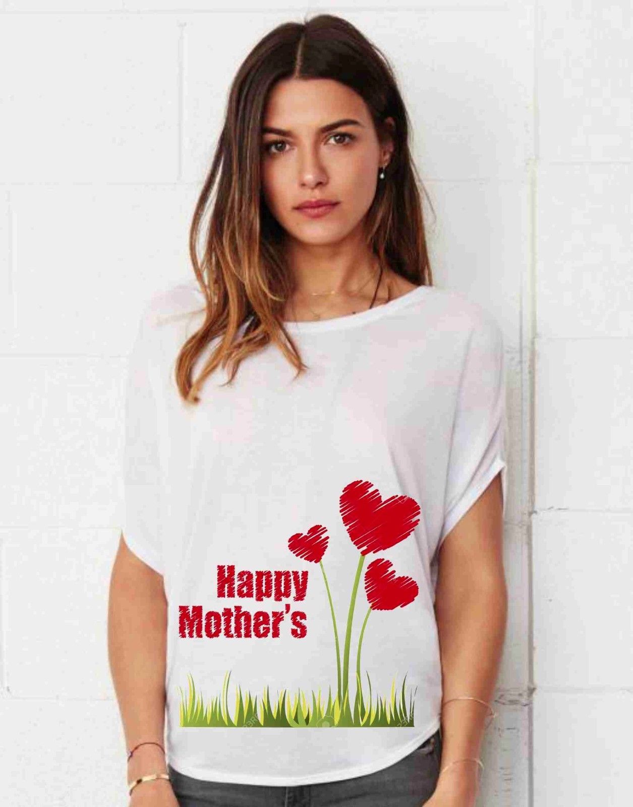 MAGLIETTE PREMAMAN  AMPIA VESTIBILITA' DAL TITOLO: happy