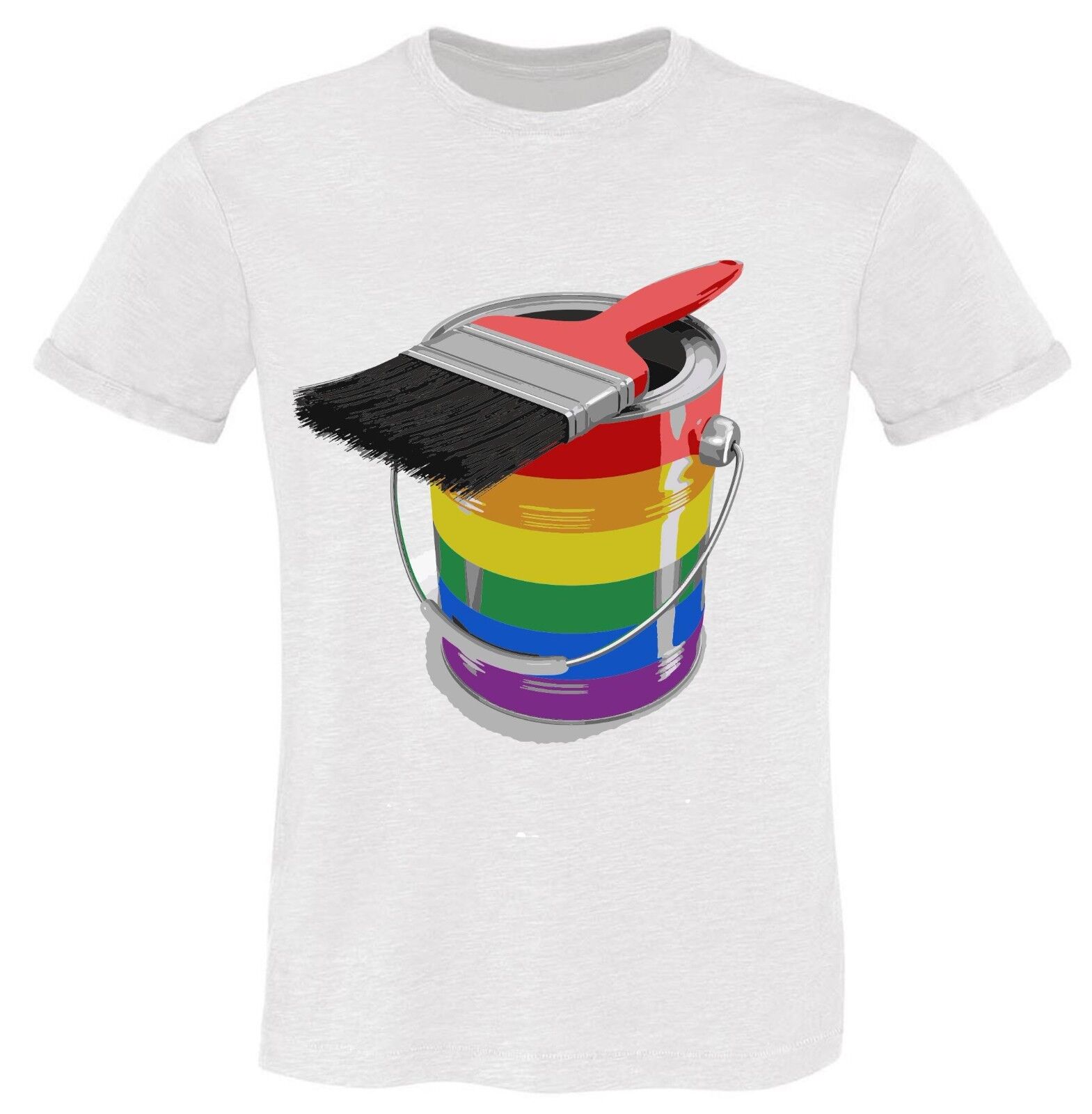 MAGLIETTE FIAMMATE MADE IN ITALY DA UOMO: STOP HOMOPHOBIA SECCHIO