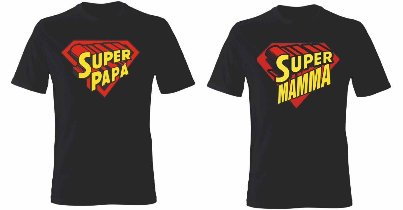 DUE MAGLIETTE YOU & ME - SUPER COLORE NERO