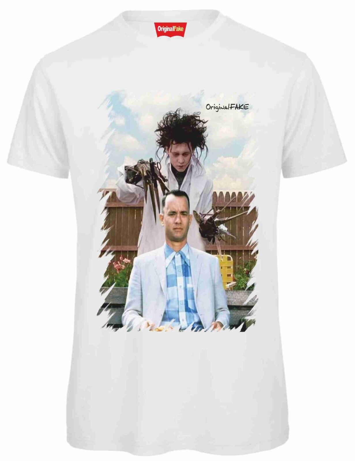 MAGLIETTA DA UOMO IN 100% COTONE CON STAMPA: FOREST