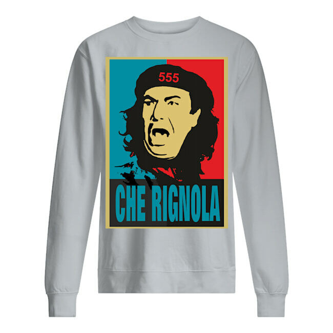 Felpa paricollo unisex con stampa Che Rignola Banfi super