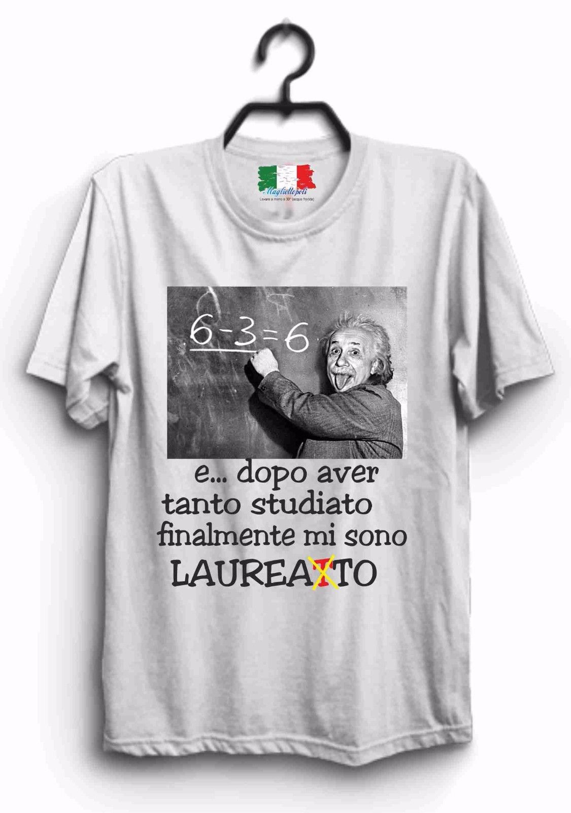 MAGLIETTA IN 100% COTONE PER NEOLAUREATO:  6 MENO 3