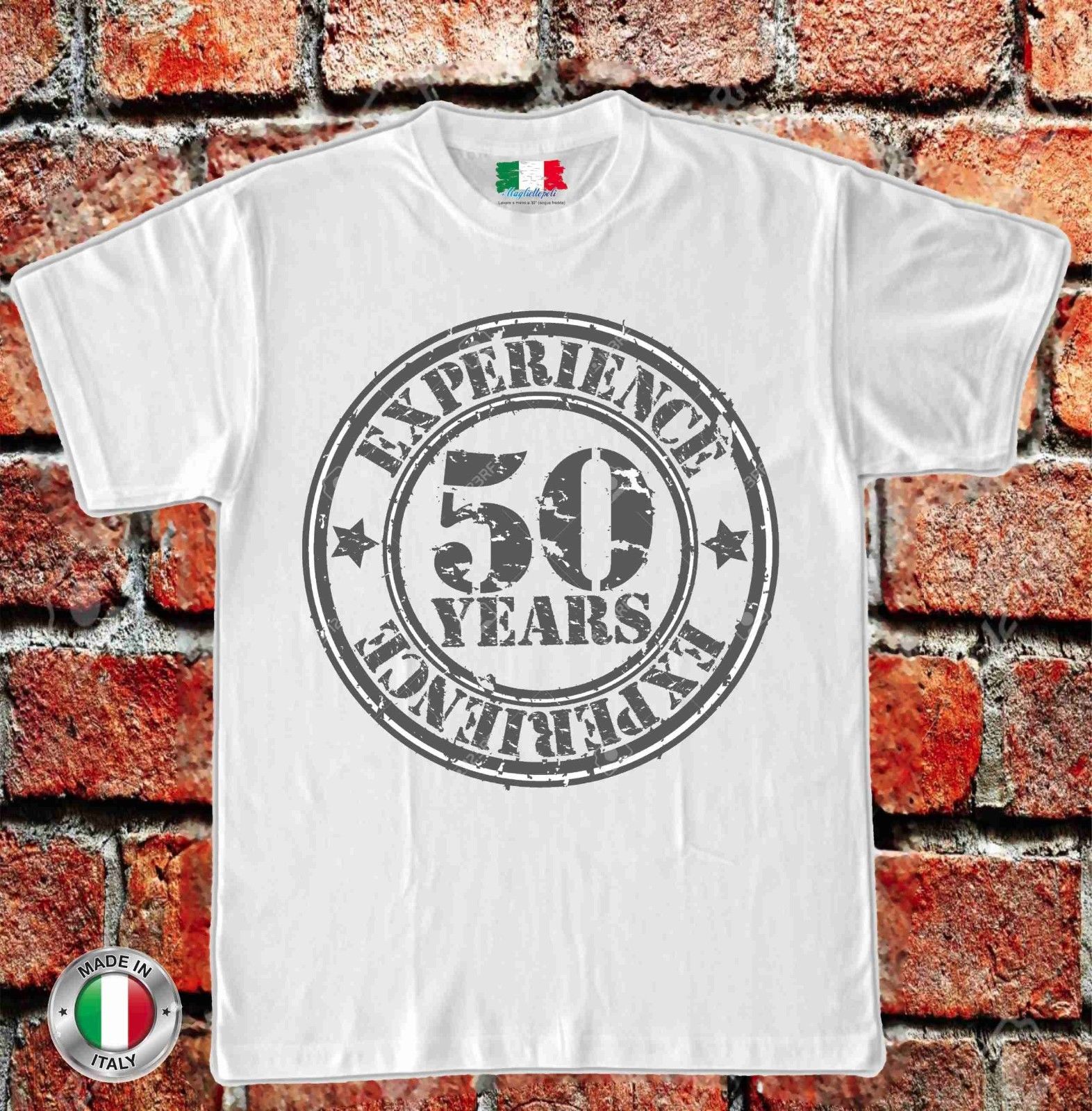 MAGLIETTA IN 100% COTONE UOMO/DONNA PER COMPLEANNO TITOLO: EXPERIENCE