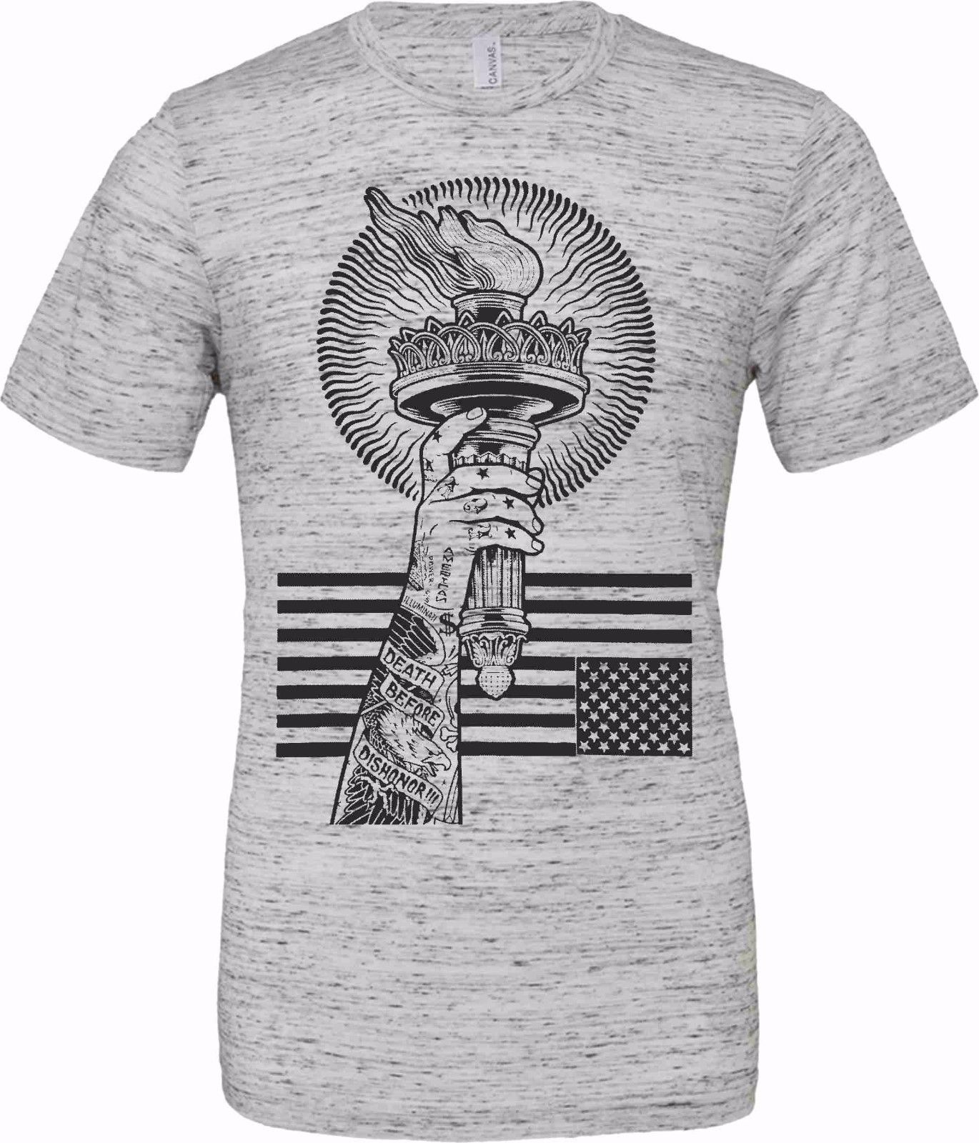 T-shirt unisex Poly-Cotton EFFETTO MARMO con stampa titolo: OLIMPIADI