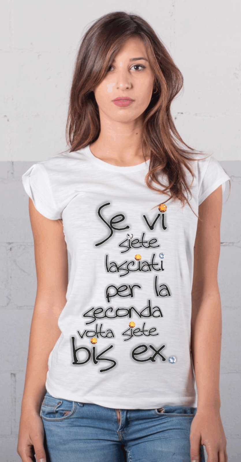 MAGLIETTE FIAMMATE  MODELLO MANICHE ARRICCIATE E CLASSICO: BIS EX