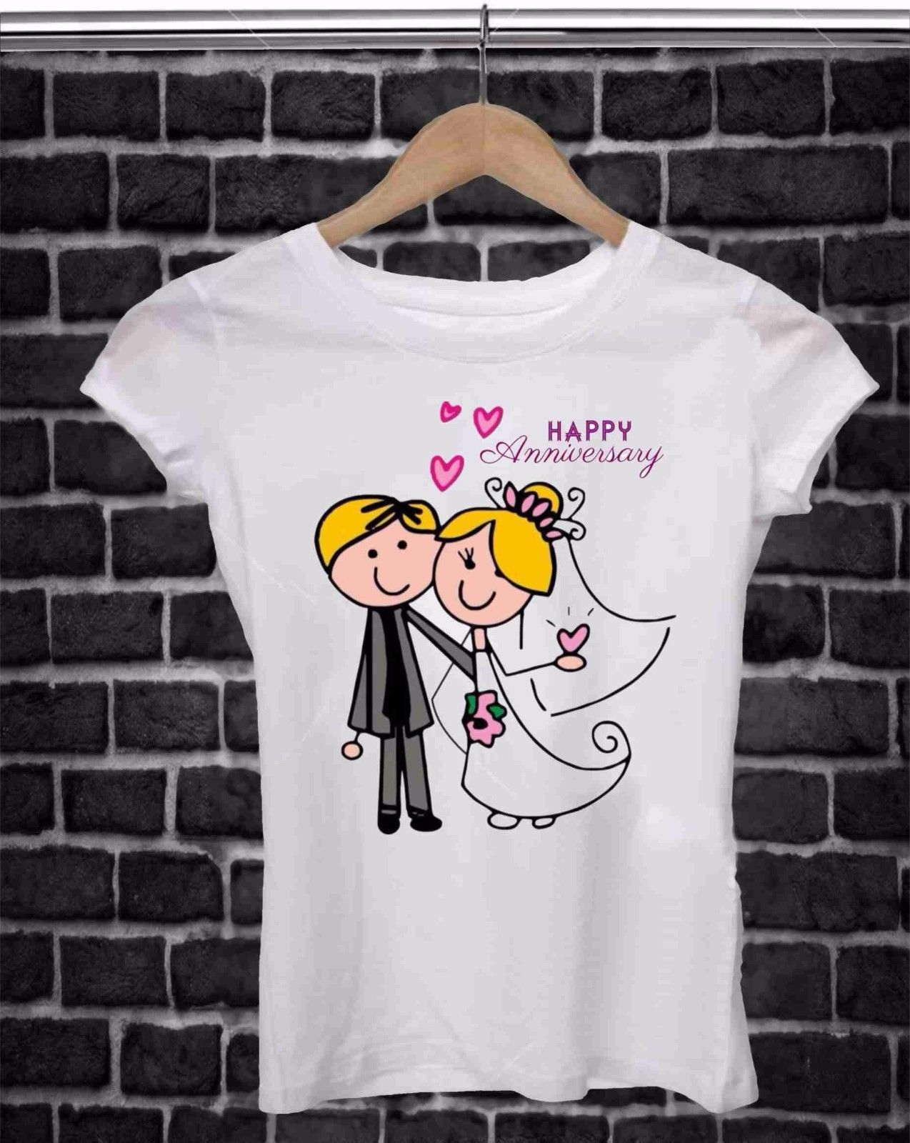 MAGLIETTA IN 100% COTONE UOMO/DONNA PER ANNIVERSARIO: FUMETTO