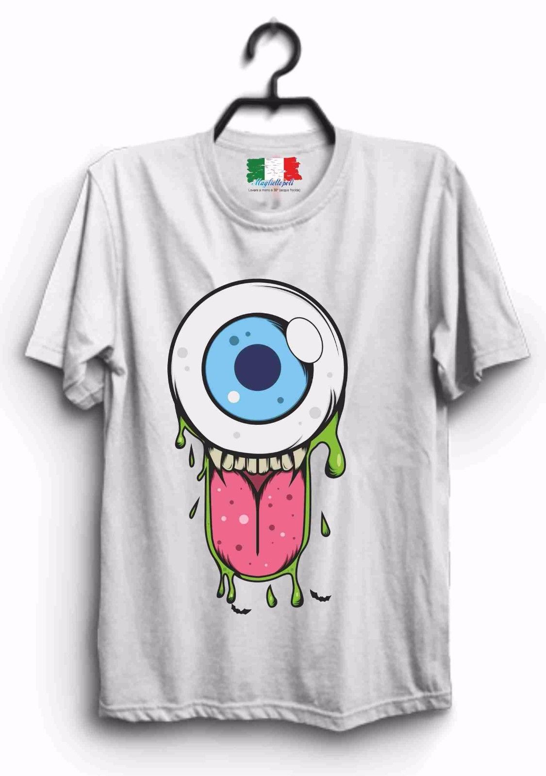 MAGLIETTA IN 100% COTONE UOMO/DONNA NERD: eyes
