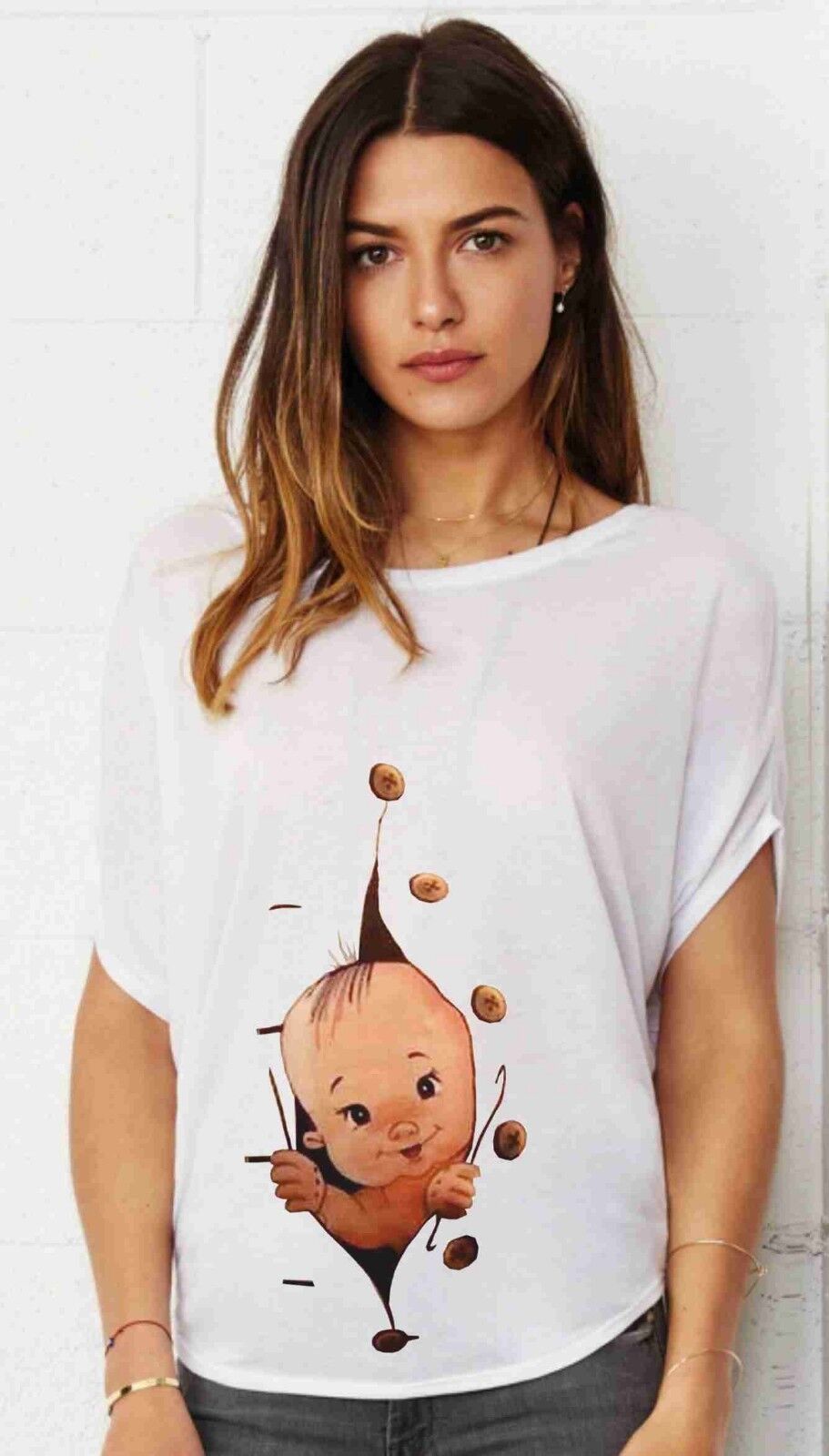 MAGLIETTE PREMAMAN  AMPIA VESTIBILITA' DAL TITOLO: BIMBO