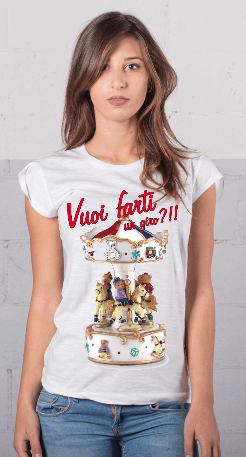 MAGLIETTE FIAMMATE  MODELLO MANICHE ARRICCIATE E CLASSICO: GIOSTRA