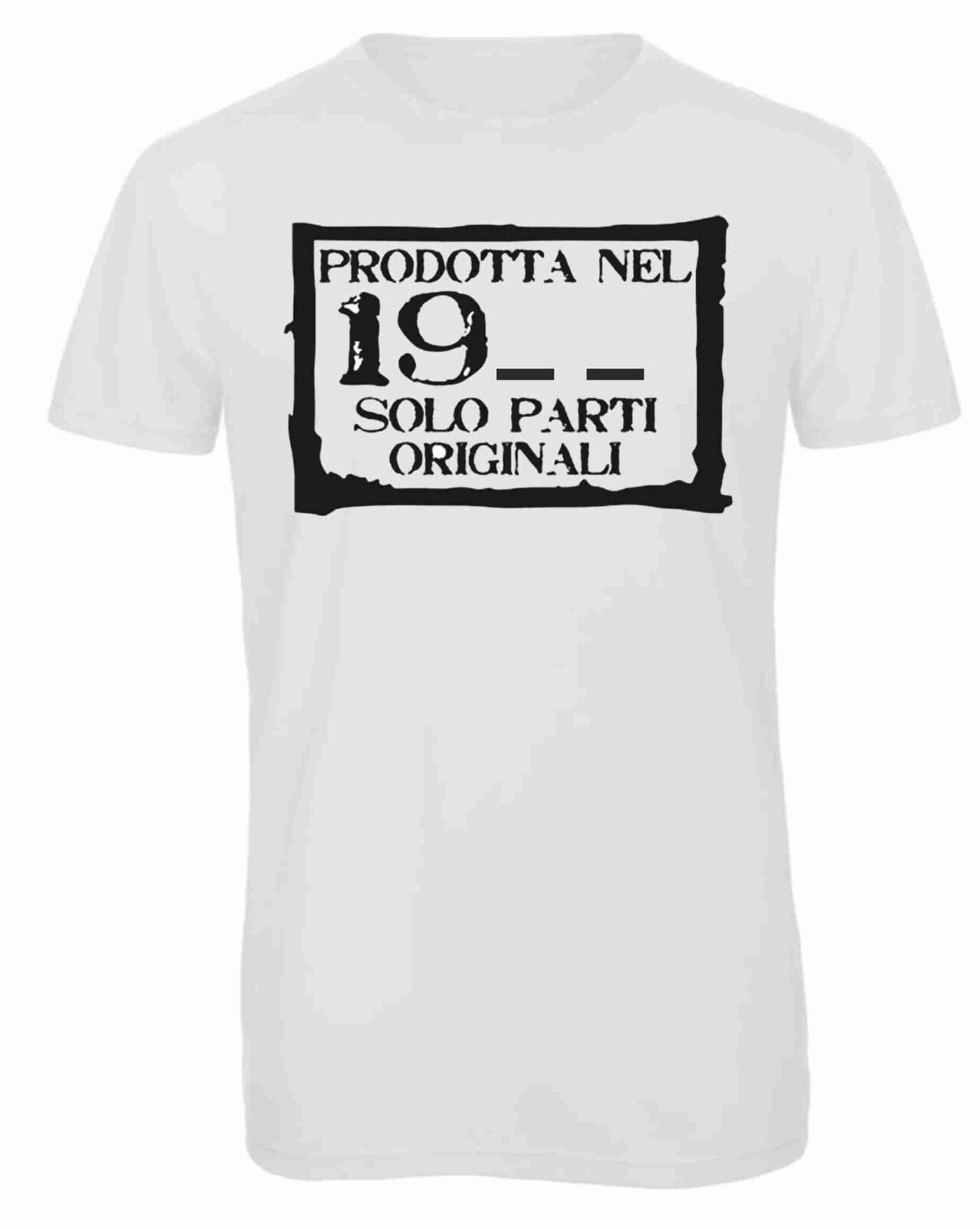 MAGLIETTA IN 100% COTONE UOMO/DONNA PER COMPLEANNI: MESE E ANNO PERS