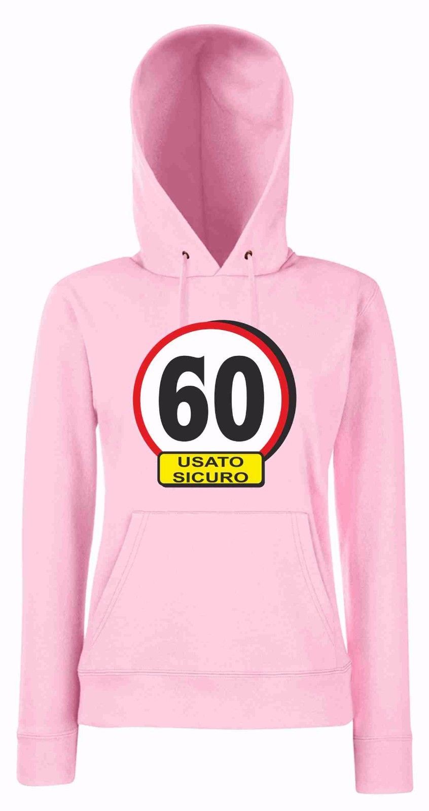 FELPA  ROSA DA DONNA CON MARSUPIO E CAPPUCCIO: USATO