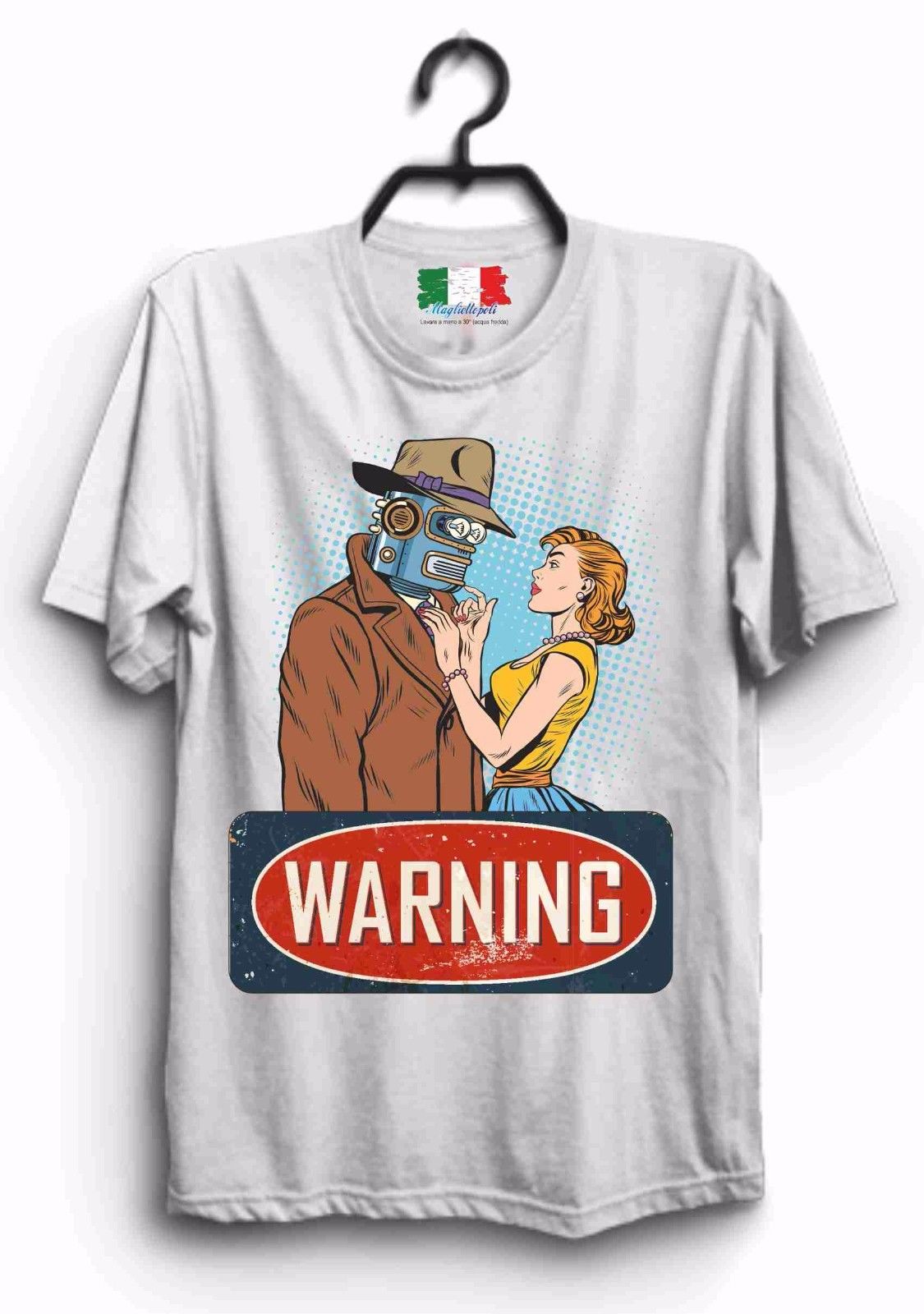 MAGLIETTA IN 100% COTONE UOMO/DONNA NERD: WARN