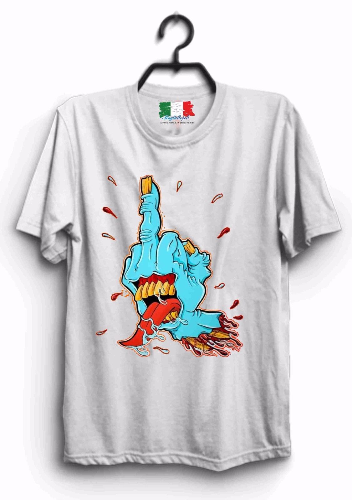 MAGLIETTA IN 100% COTONE UOMO/DONNA NERD: DITO MEDIO