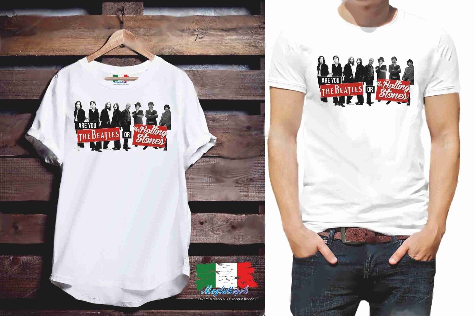 MAGLIETTA DA UOMO: COTONE FIAMMATO - COTONE CLASSICO RO-BE