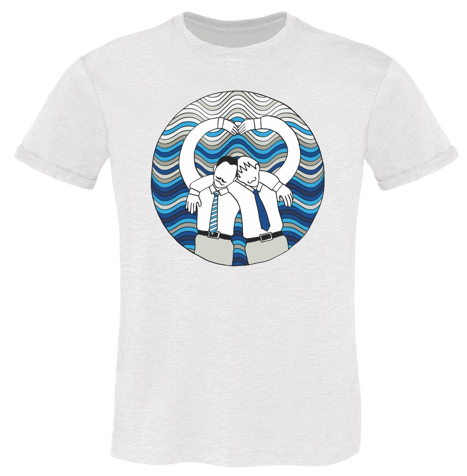 MAGLIETTE FIAMMATE MADE IN ITALY DA UOMO: STOP HOMOPHOBIA ARCOBALENO BIS