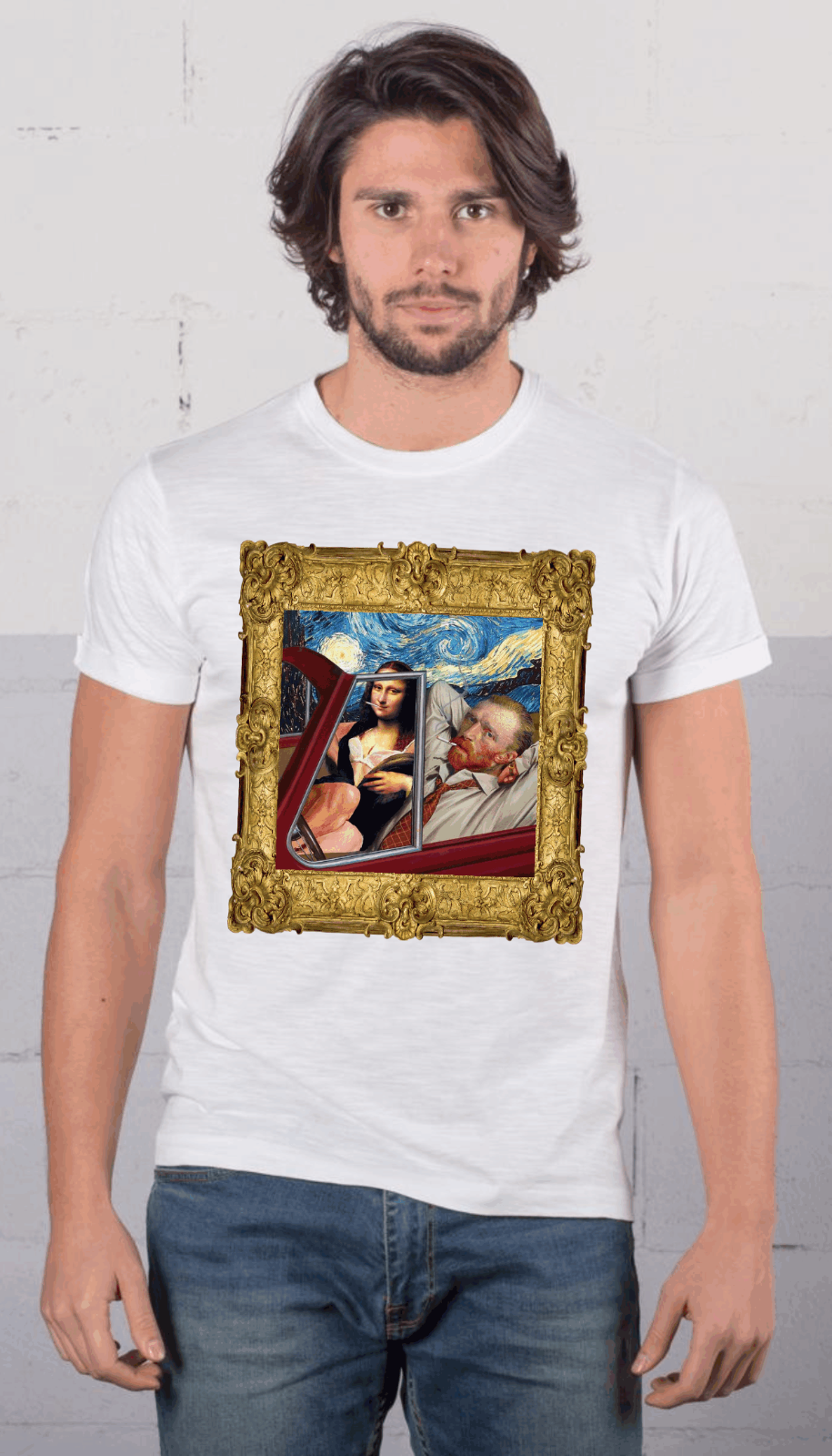 MAGLIETTE FIAMMATE MADE IN ITALY:  PITTURA SEXY