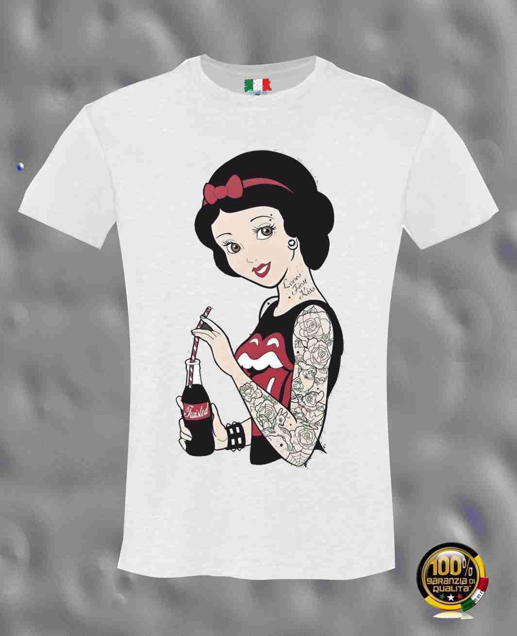 MAGLIETTA MADE IN ITALY PEZZO UNICO TESSUTO FIAMMATO TITOLO CAT