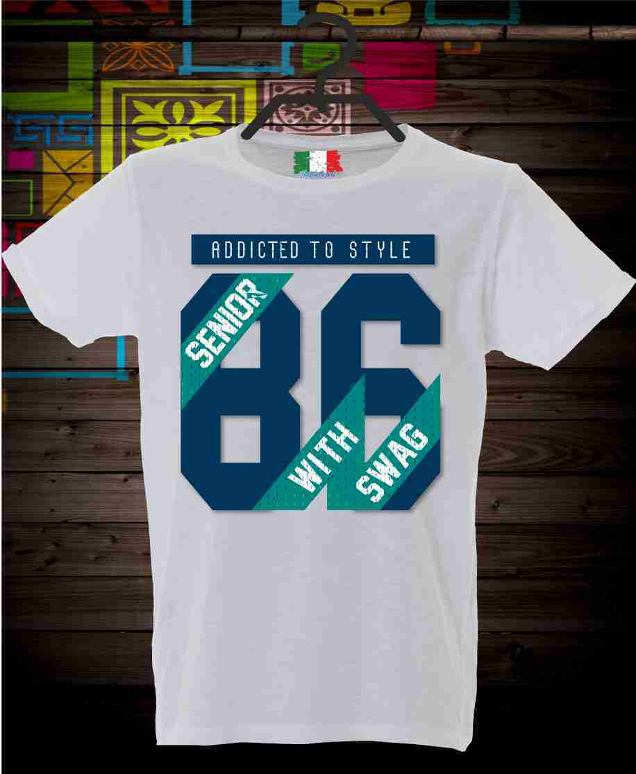 MAGLIETTA MADE IN ITALY PEZZO UNICO TESSUTO FIAMMATO TITOLO 86