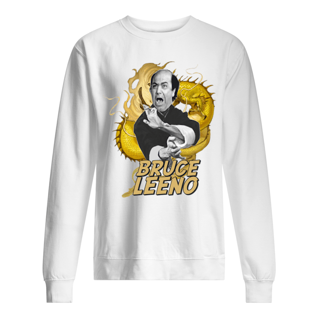 Felpa paricollo unisex con stampa: bruceleno