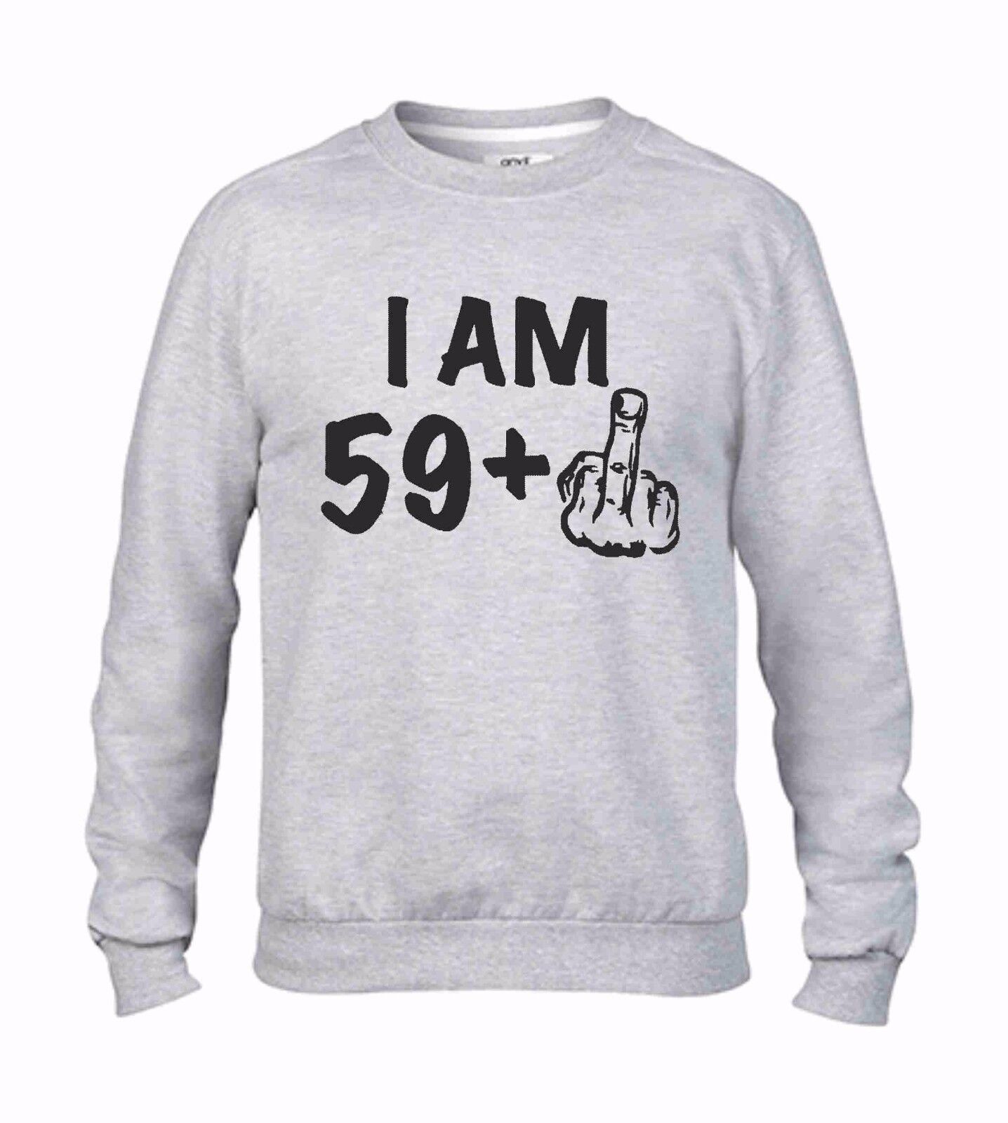 Felpa girocollo Fashion con stampa del tuo mese/anno di nascita: I AM