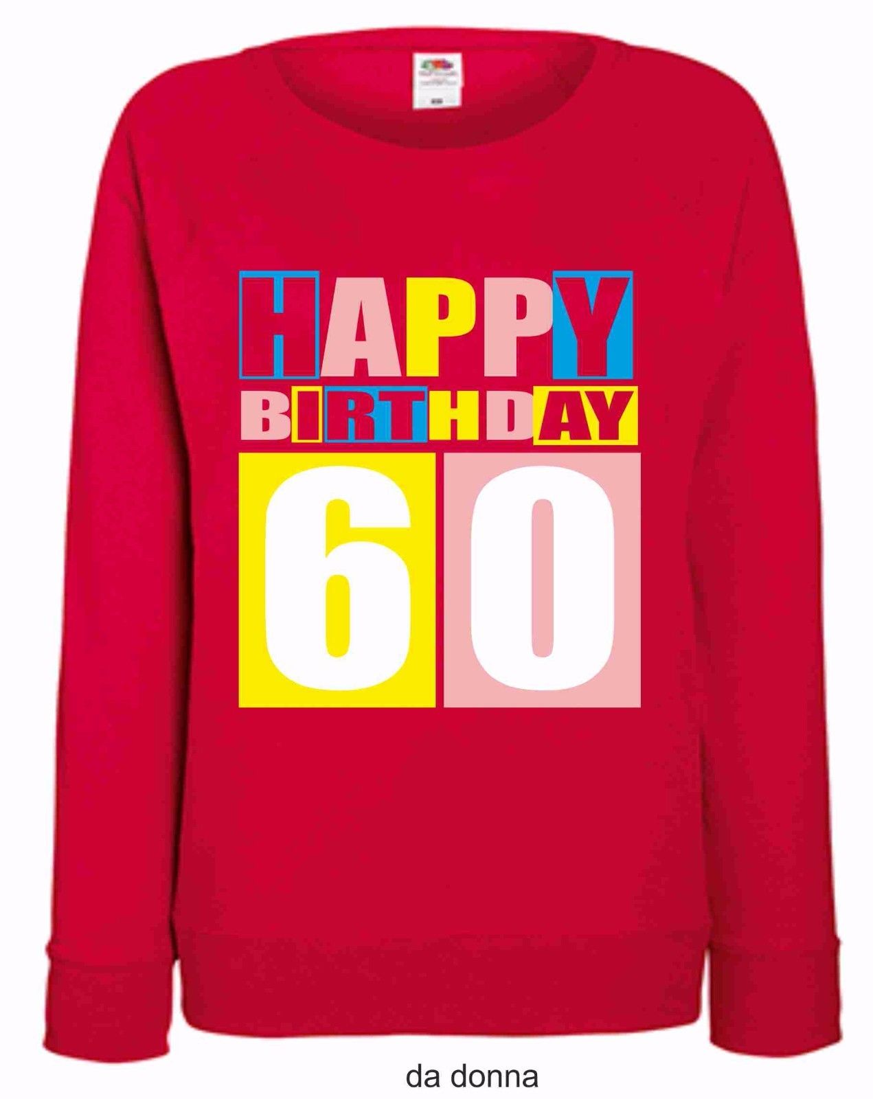 FELPA ROSSA FRUIT OF THE LOOM: HAPPY