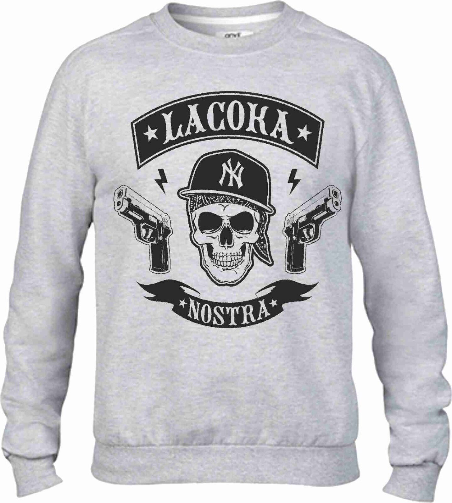 Felpa girocollo Fashion con stampa STREET WEAR