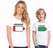 KIT DUE MAGLIETTE - MADRE E FIGLIO BATTERIE