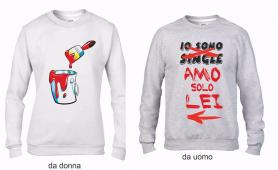 KIT 2 FELPE UNA DA UOMO UNA DONNA:
