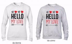 KIT 2 FELPE UNA DA UOMO UNA DONNA: