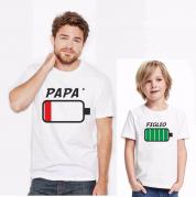 KIT DUE MAGLIETTE - PADRE E FIGLIO BATTERIA