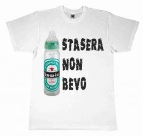 MAGLIETTA  DA BIMBO BIANCA CON STAM
