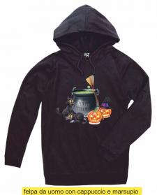 FELPA CON CAPPUCCIO E MARSUPIO STAM